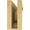 Ekena Millwork 5"W x 30"D x 10"H Thin Emerson Rough Cedar Woodgrain TimberThane Corbel, Primed Tan CORUR05X30X10EMRRCPR - alternate 6